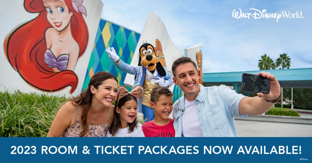 2023 Walt Disney World Resort Room and Ticket Packages Now Available