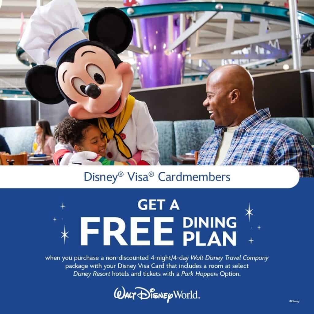 Get Free Dining at Walt Disney World